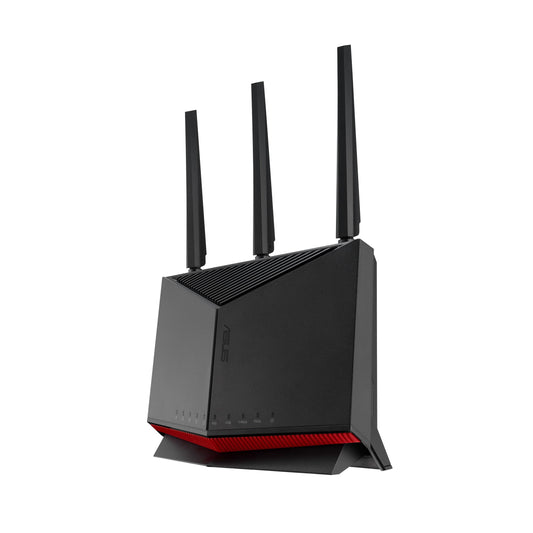 ASUS RT-AX86U Pro (AX5700) Dual Band WiFi 6 Extendable Gaming Router, 2.5G Port, Gaming Port, Mobile Game Mode, Port Forwarding, Subscription-free Network Security, VPN, AiMesh Compatible