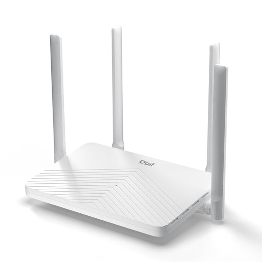 Dbit N300 Easy Setup Wireless Wi-Fi Router Smart Home Internet Router - 2 x High Power Antennas, Supports Access Point, WISP, Up to 300Mbps (T1 Pro)